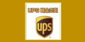 UPS 배송