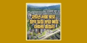 서울 로또 청약